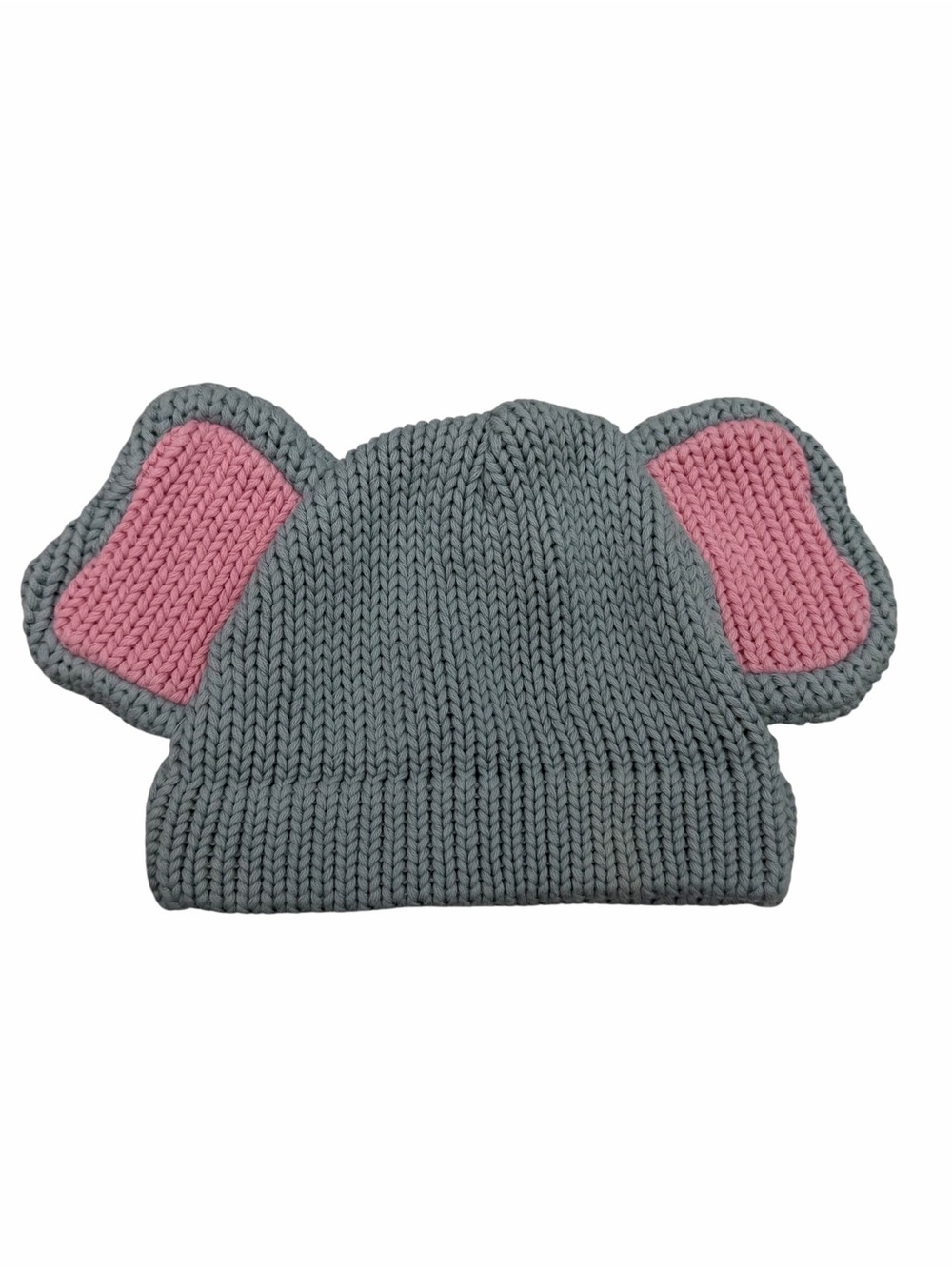 Anthropologie 100% Cotton Elephant Knit Beanie Hat Kids